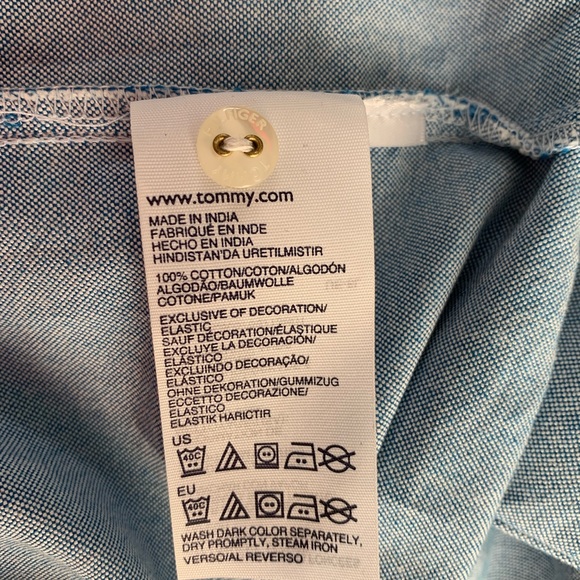 Tommy Hilfiger Jean Dress with polka dot collar - Picture 4 of 7